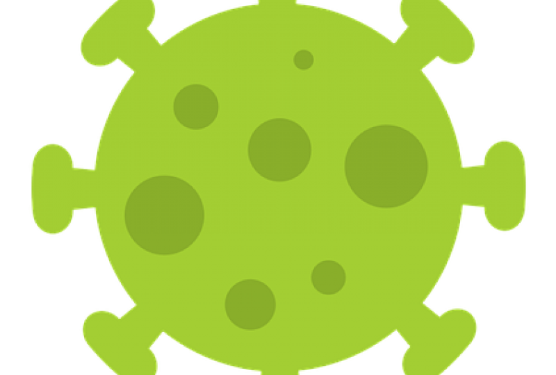 Bilde av grønt virus. Image by Muhammad Naufal Subhiansyah from Pixabay